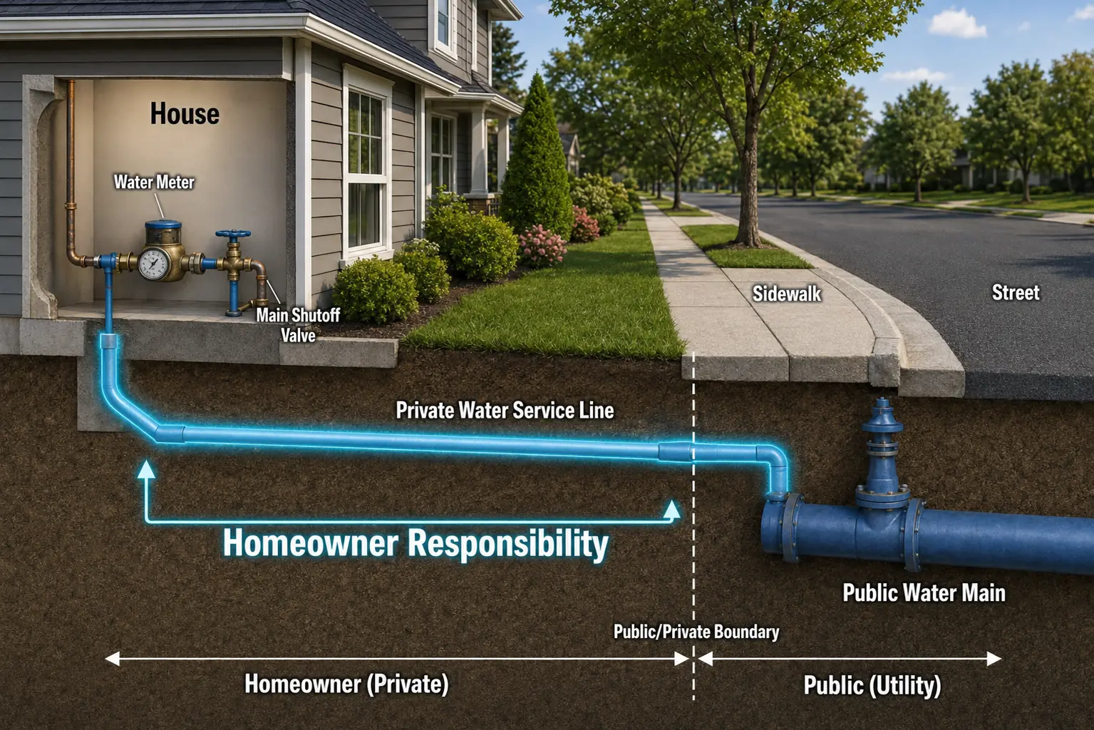 Alexandria VA Homeowner Water Line Responsibility